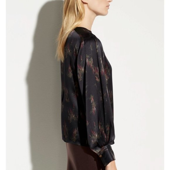 Vince Wisteria Silk Blouse - Picture 2 of 7